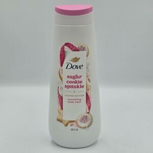 Dove Limited Edition Holiday Treats Body Wash Vanilla Sugar Cookie Sprinkle 20oz